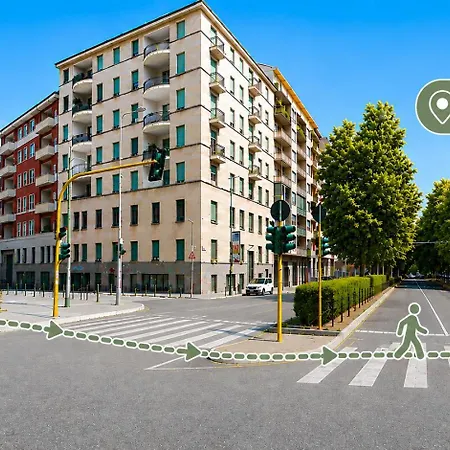 Viva - Metro 2 Passi - Duomo & Linate Direct - Ac - Balcony 아파트 *